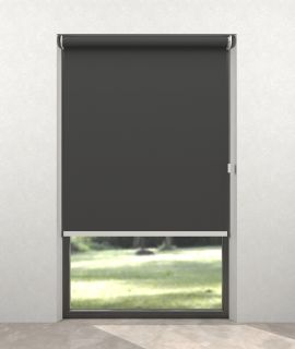 Essential electric roller blind anthracite