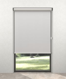Comfort blackout electric blind white