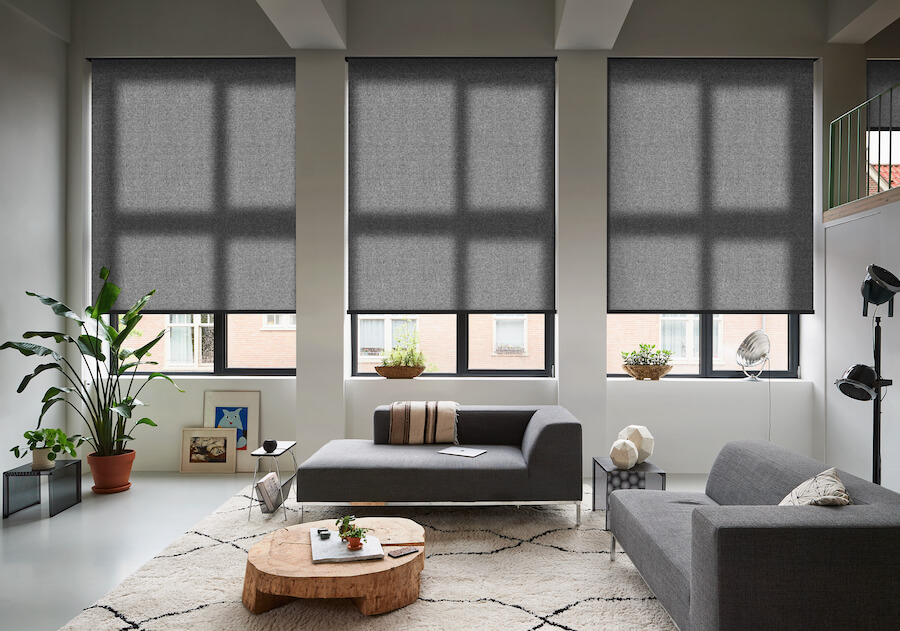 enormous comfort with motorised blinds